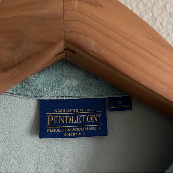 Pendleton Suede Button Up Shacket - Picture 9 of 12
